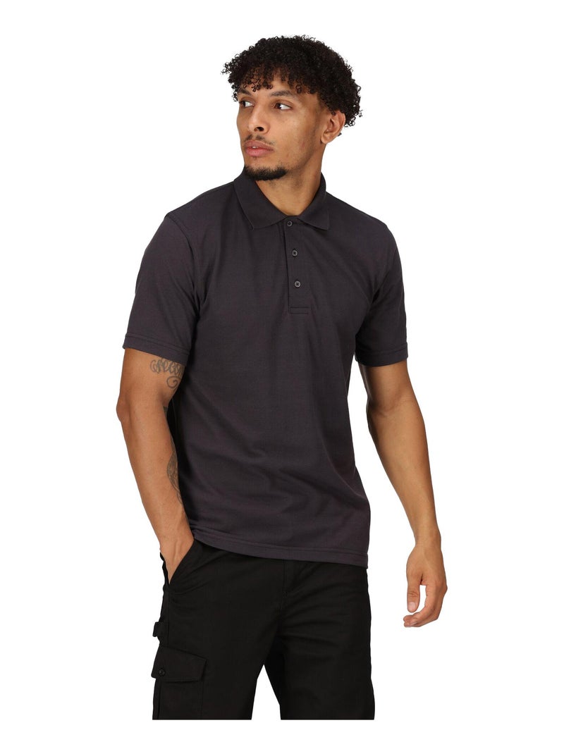 Régate Professional - Polo Manches courtes Gris foncé - Kiabi