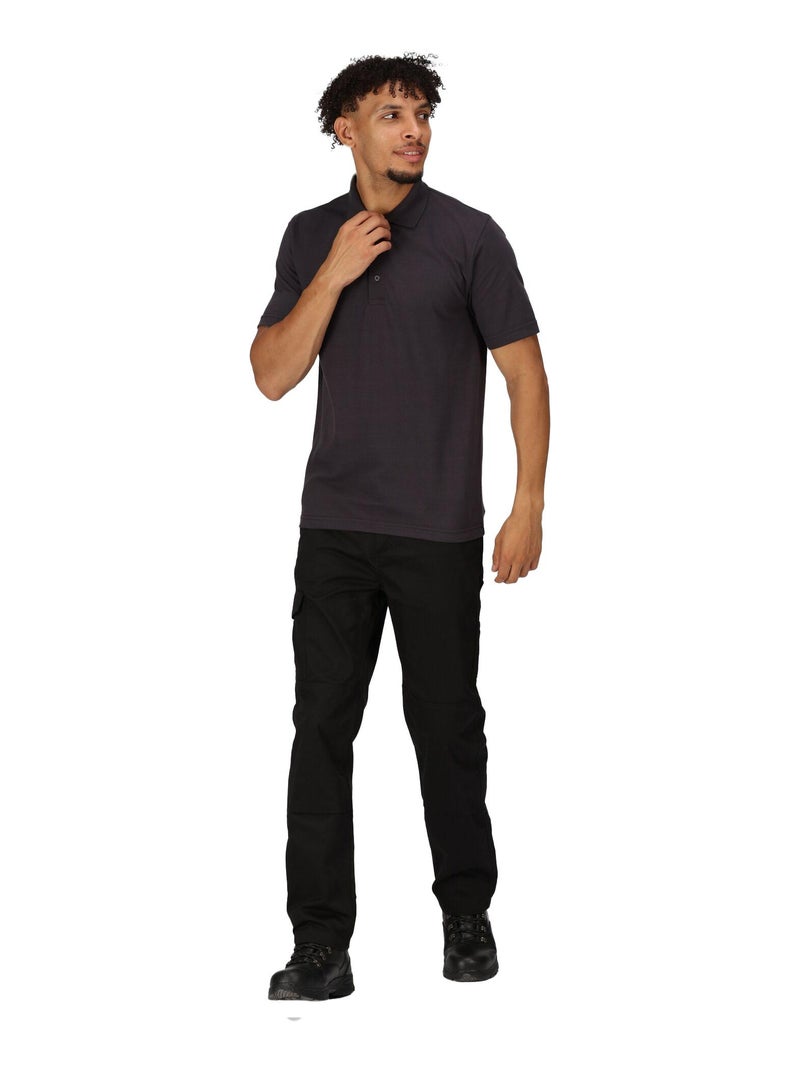 Régate Professional - Polo Manches courtes Gris foncé - Kiabi