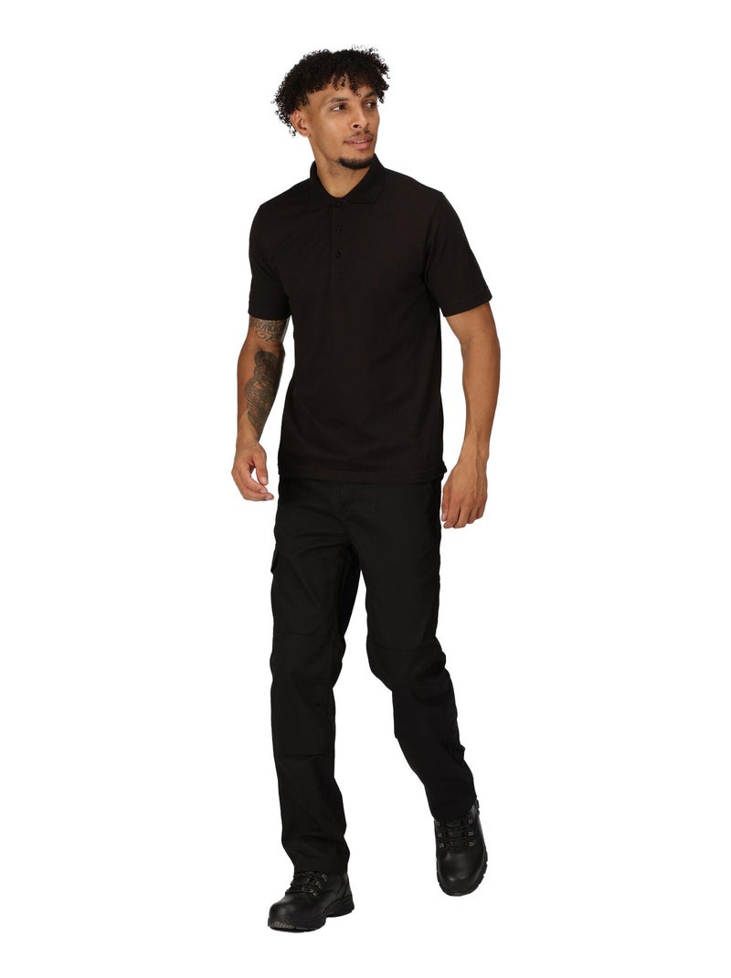 Régate Professional - Polo Manches courtes Noir - Kiabi