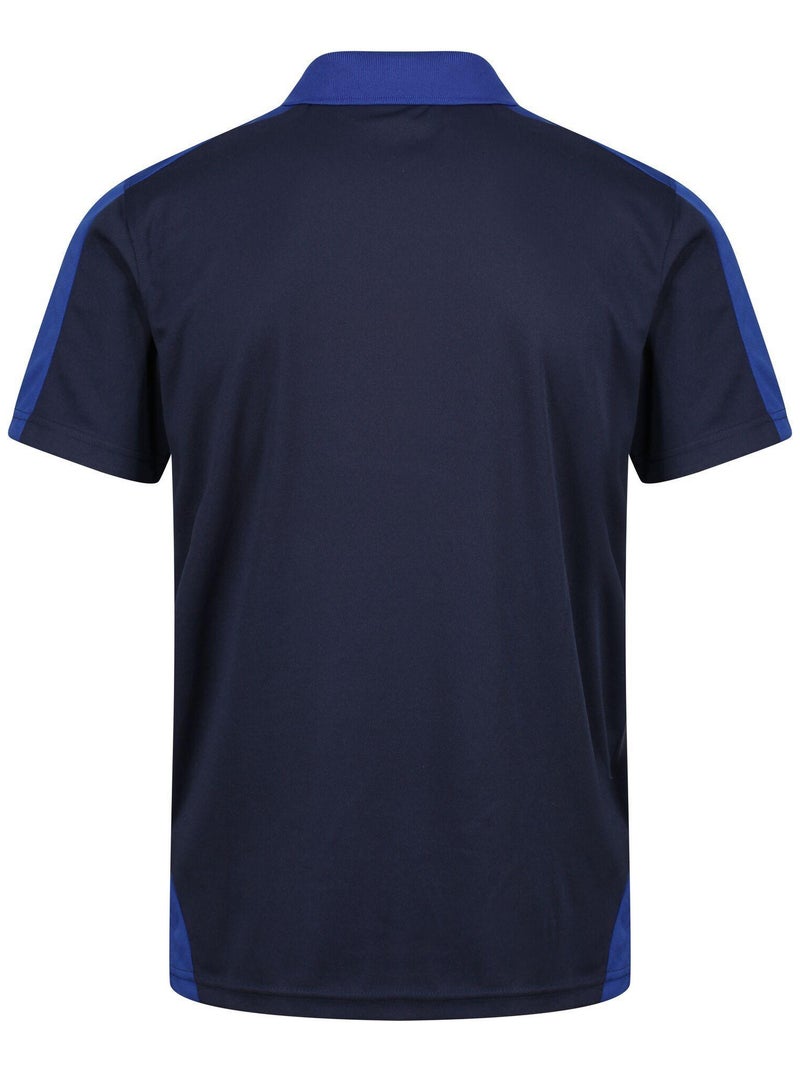 Régate Professional - Polo motif/style Contrasté Bleu marine - Kiabi