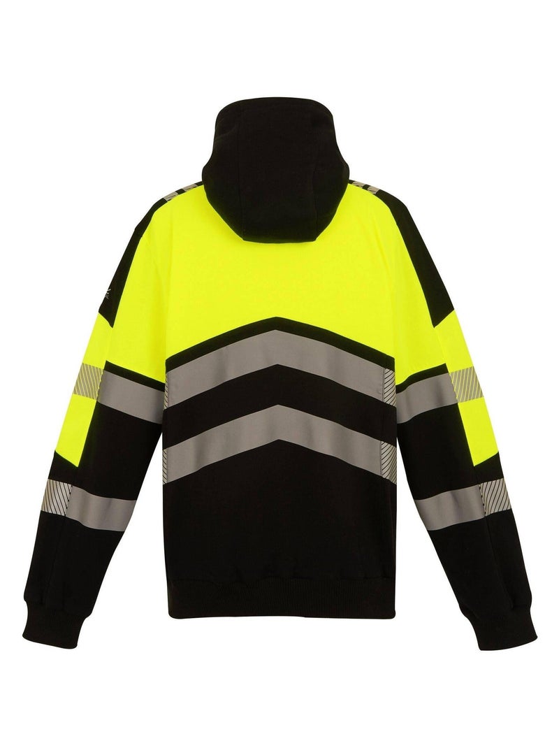 Régate Professional - Sweat à capuche Noir Jaune - Kiabi