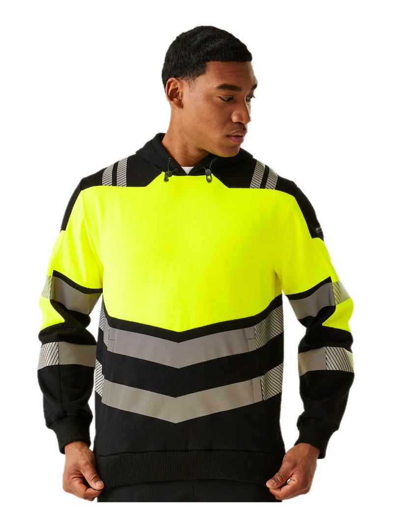 Régate Professional - Sweat à capuche Noir Jaune - Kiabi