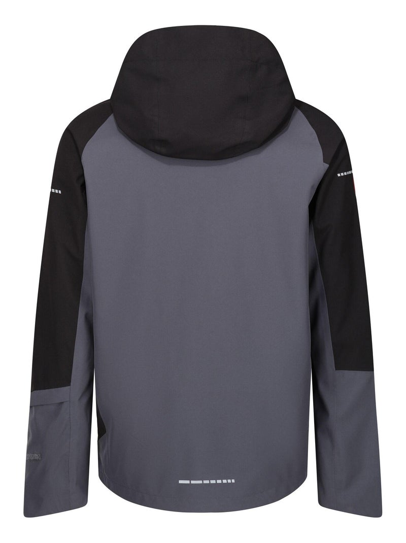 Régate Professional - Veste imperméable Gris Noir Noir - Kiabi
