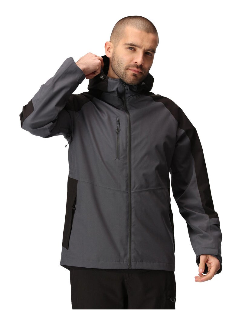 Régate Professional - Veste imperméable Gris Noir Noir - Kiabi