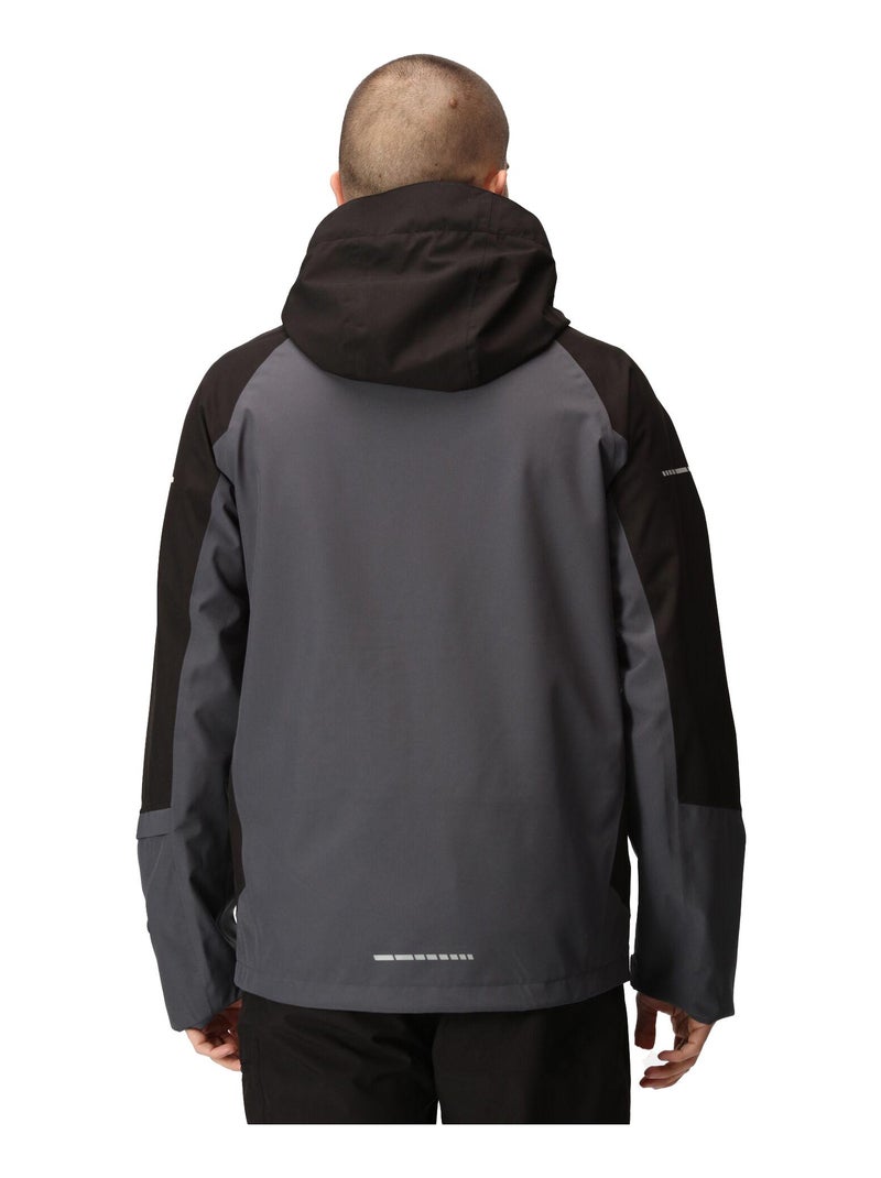 Régate Professional - Veste imperméable Gris Noir Noir - Kiabi