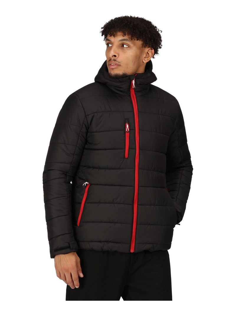 Régate Professional - Veste matelassée Noir Rouge - Kiabi