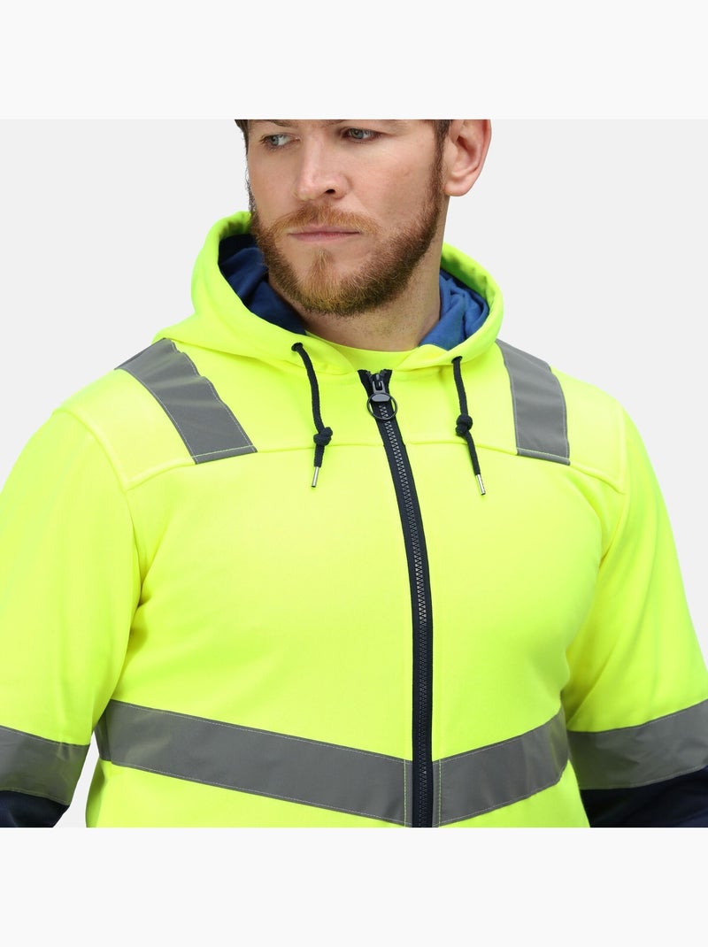 Régate Professional - Veste motif/style Haute visibilité Bleu Jaune - Kiabi