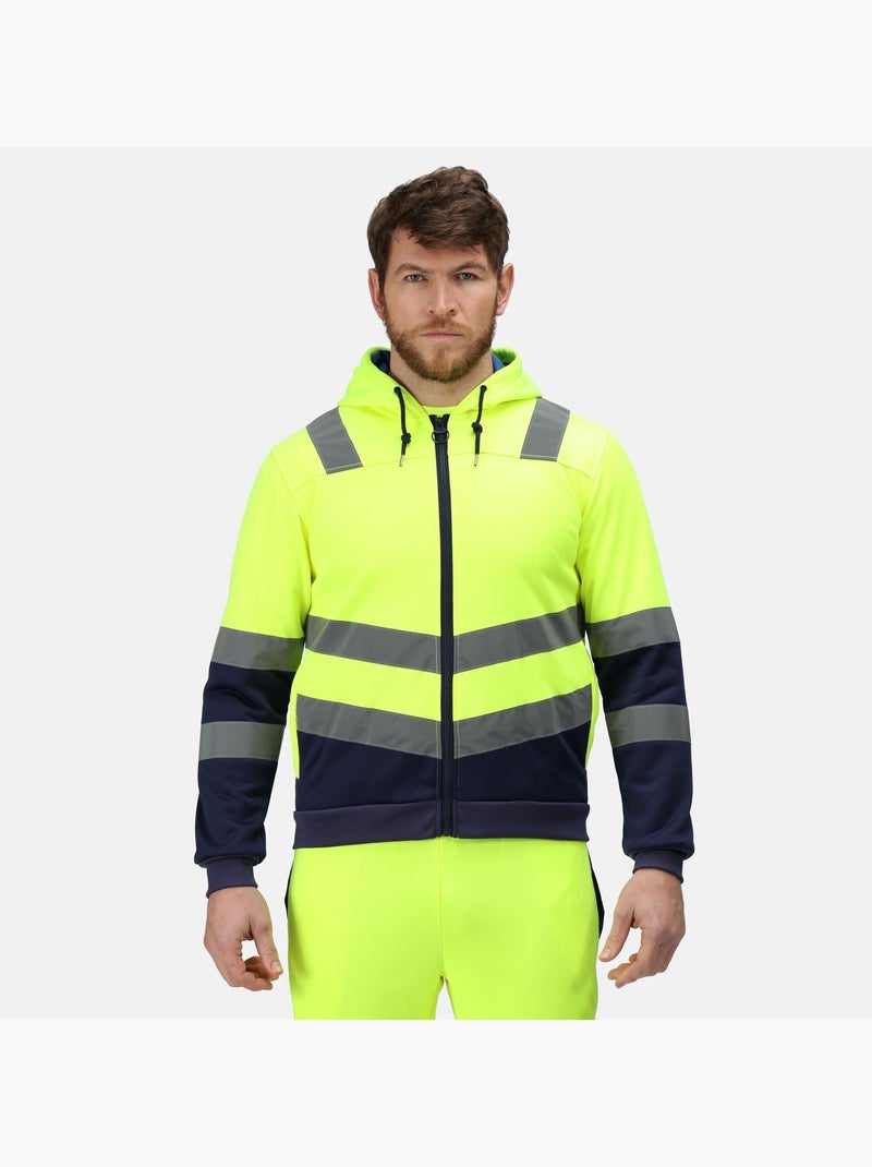 Régate Professional - Veste motif/style Haute visibilité Bleu Jaune - Kiabi