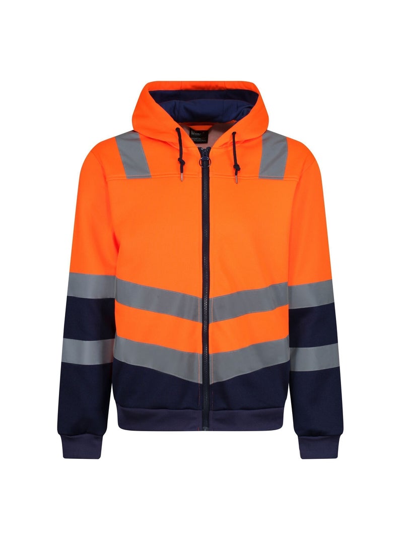 Régate Professional - Veste motif/style Haute visibilité Bleu Orange - Kiabi