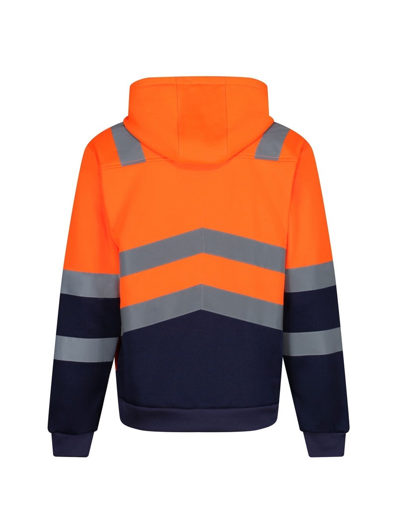 Régate Professional - Veste motif/style Haute visibilité Bleu Orange - Kiabi