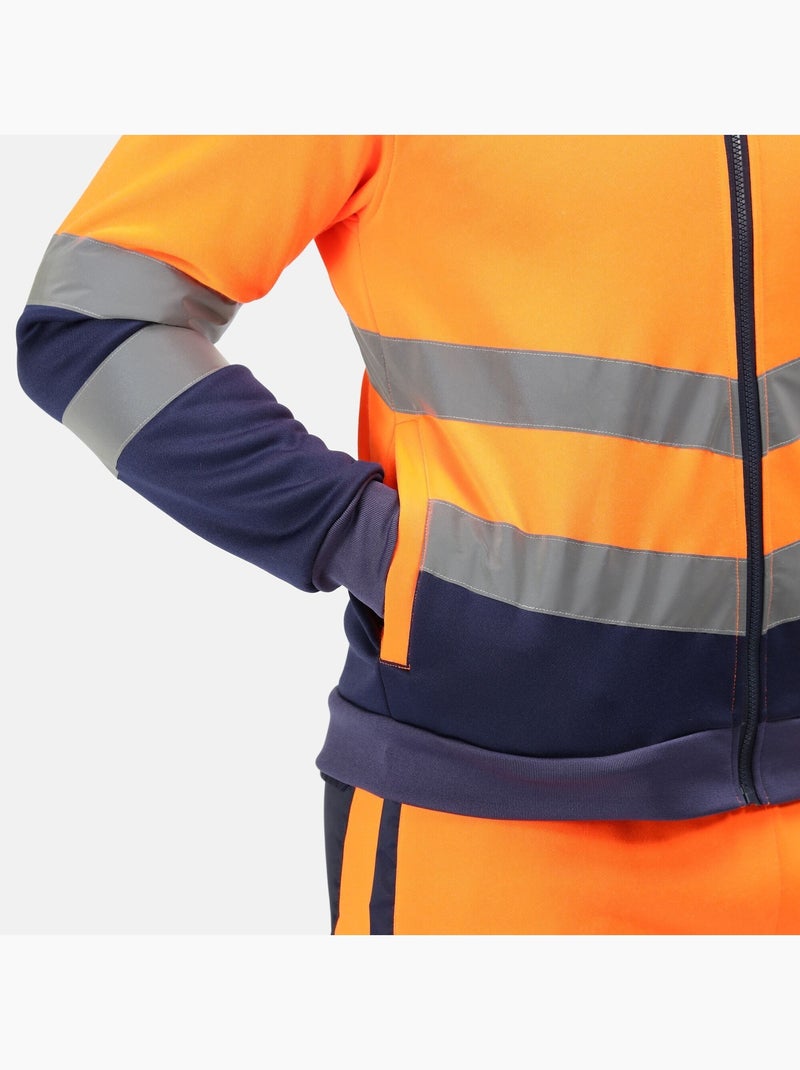 Régate Professional - Veste motif/style Haute visibilité Bleu Orange - Kiabi