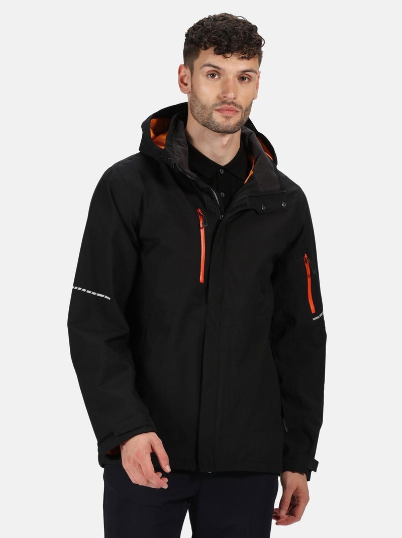 Régate Professional - Veste Noir Orange - Kiabi