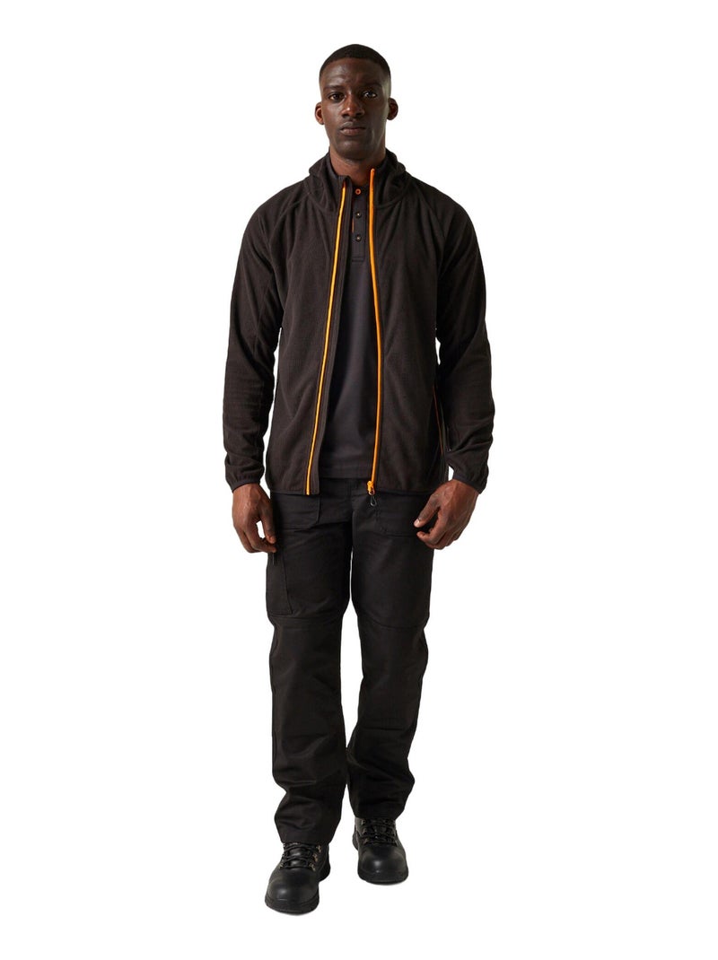 Régate Professional - Veste polaire Noir Orange - Kiabi