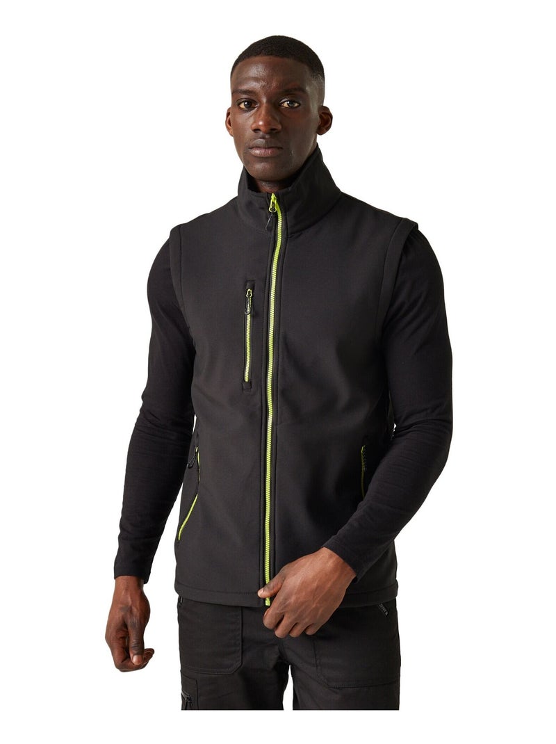 Régate Professional - Veste sans manches Noir Vert - Kiabi