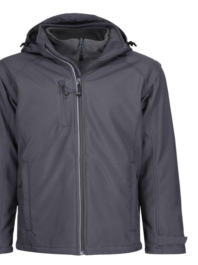Régate Professional - Veste softshell Gris foncé - Kiabi