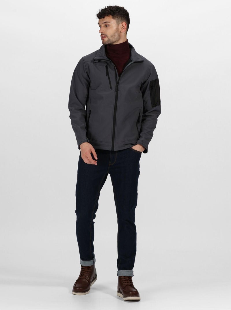 Régate Professional - Veste softshell Gris foncé - Kiabi