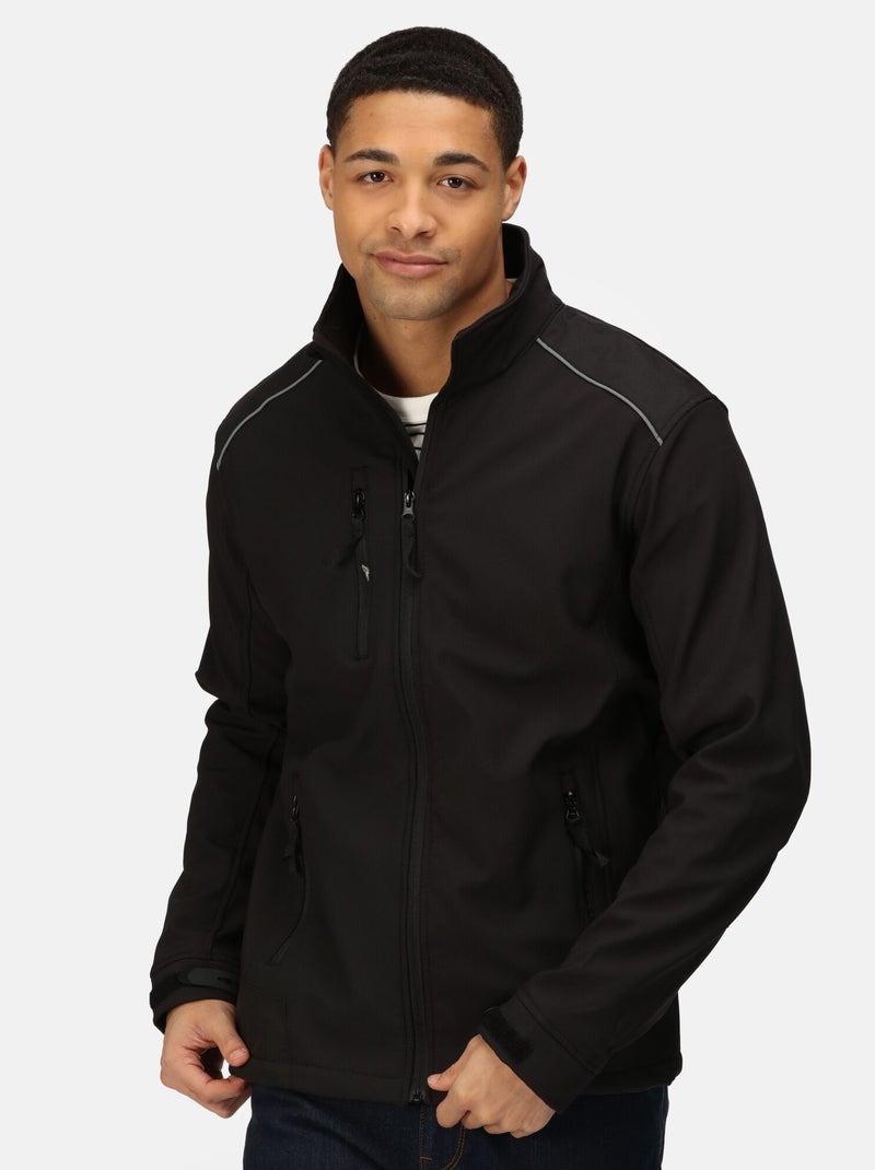 Régate Professional - Veste softshell Noir - Kiabi