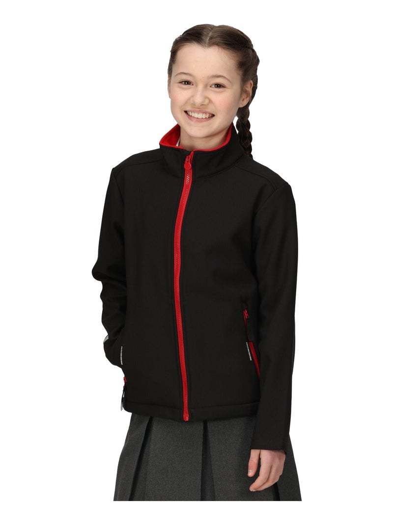 Régate Professional - Veste softshell Noir Rouge - Kiabi