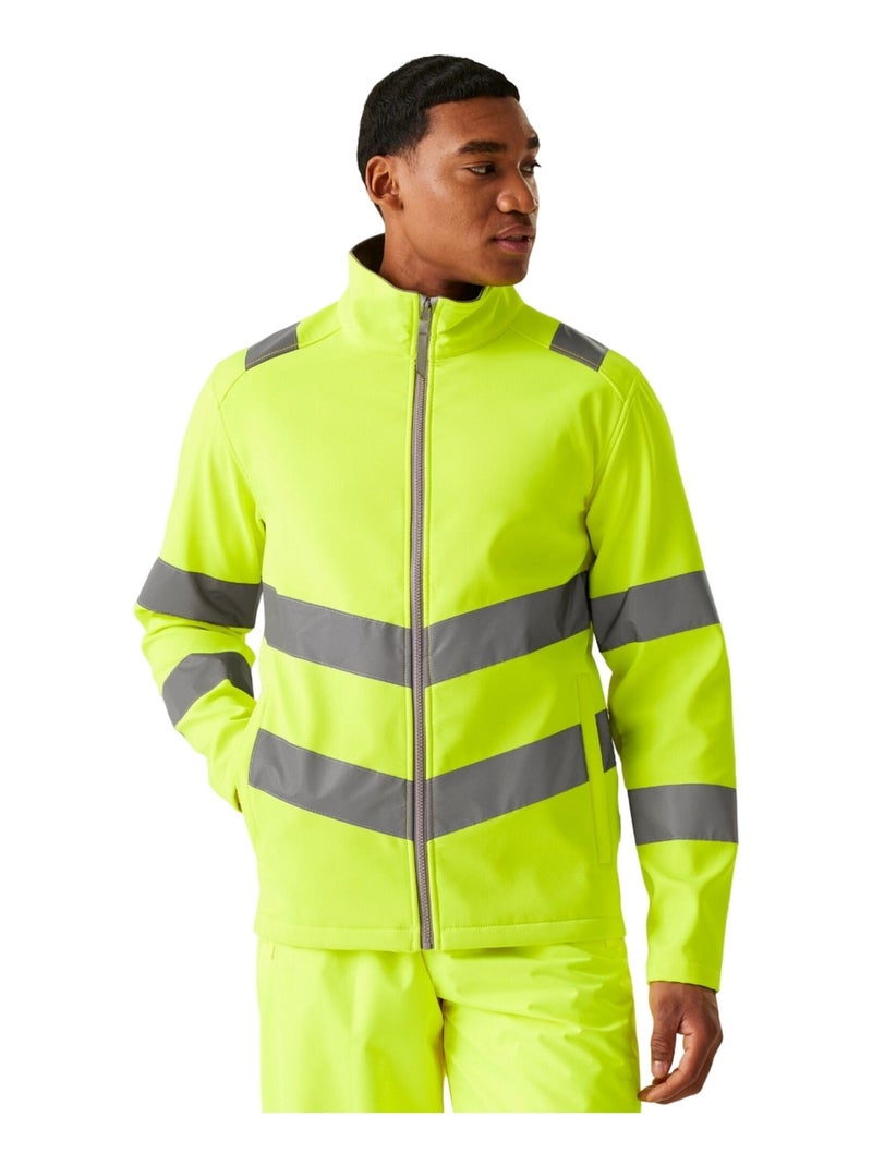 Régate Professional - Veste softshell PRO CONTRACT ABLAZE Jaune - Kiabi