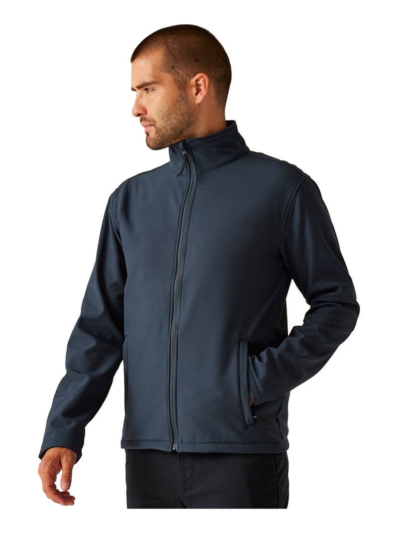 Régate professional Veste softshell imperméable et résistante au vent pour hommes Reid Bleu marine - Kiabi