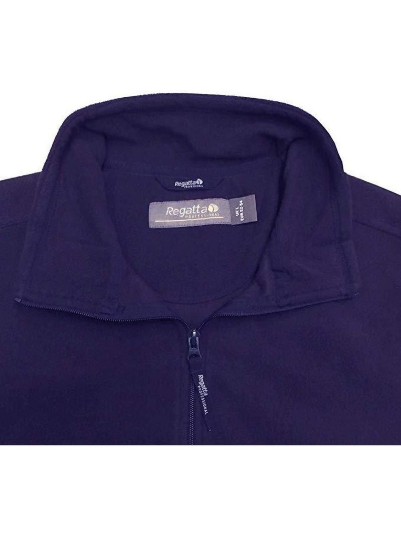 Régate Veste à fermeture éclair complète en micro polaire unie pour hommes (Layer Lite) Bleu foncé - Kiabi