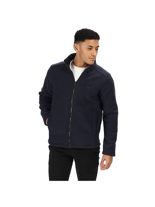 Régate Veste à fermeture éclair complète en micro polaire unie pour hommes (Layer Lite) - Kiabi
