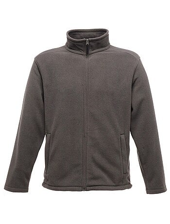 Régate Veste à fermeture éclair complète en micro polaire unie pour hommes (Layer Lite)