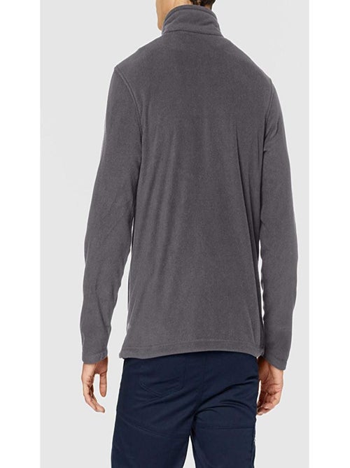 Régate Veste à fermeture éclair complète en micro polaire unie pour hommes (Layer Lite) - Kiabi