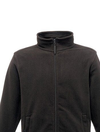 Régate Veste à fermeture éclair complète en micro polaire unie pour hommes (Layer Lite)