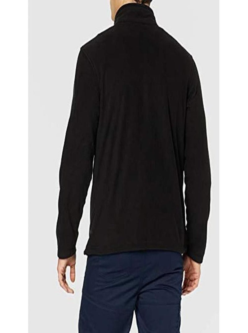 Régate Veste à fermeture éclair complète en micro polaire unie pour hommes (Layer Lite) Noir - Kiabi