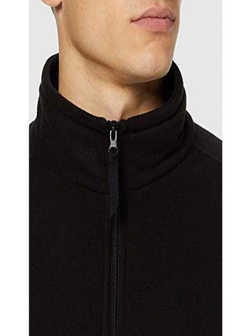 Régate Veste à fermeture éclair complète en micro polaire unie pour hommes (Layer Lite) - Kiabi