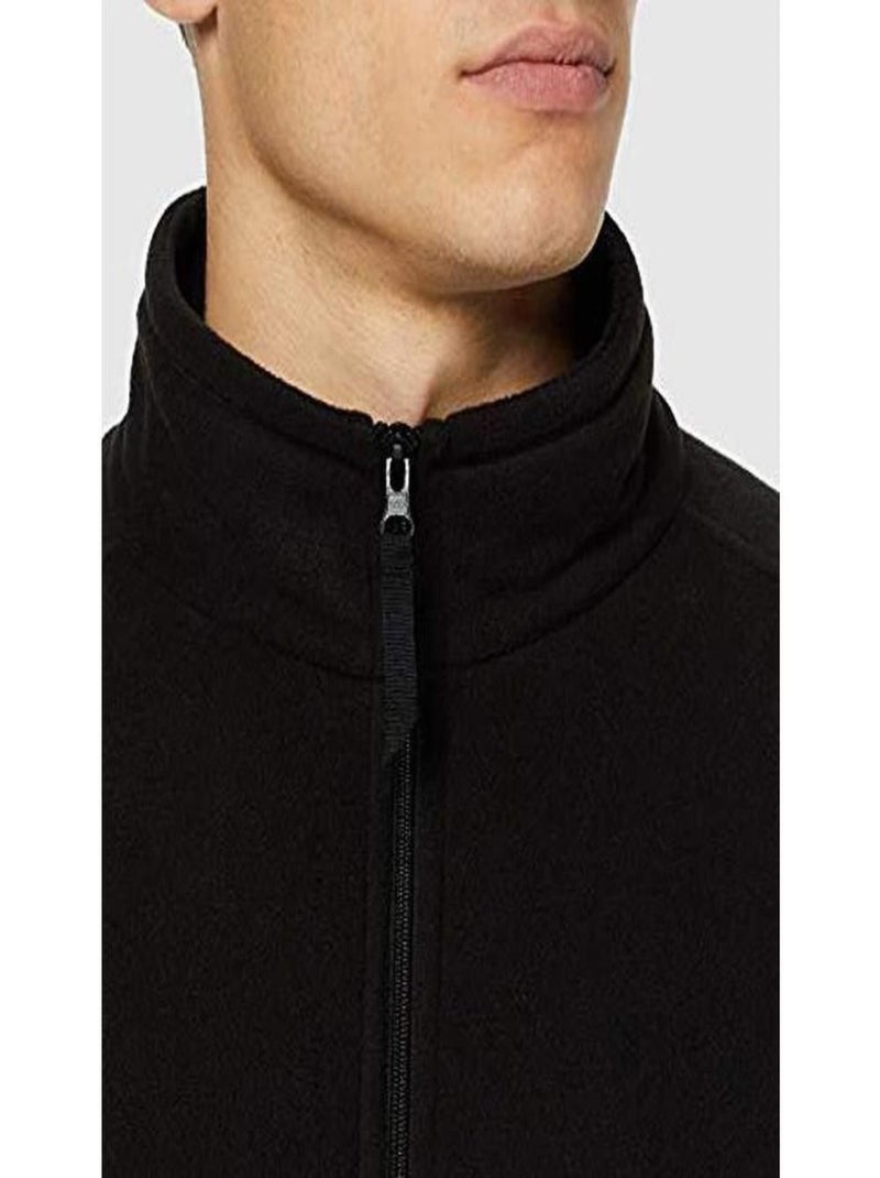 Régate Veste à fermeture éclair complète en micro polaire unie pour hommes (Layer Lite) Noir - Kiabi