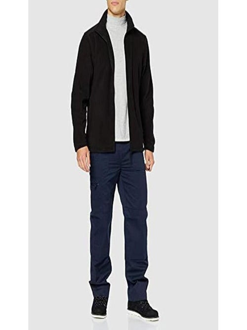 Régate Veste à fermeture éclair complète en micro polaire unie pour hommes (Layer Lite) - Kiabi