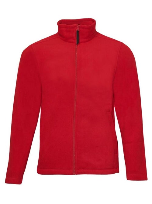 Régate Veste à fermeture éclair complète en micro polaire unie pour hommes (Layer Lite) - Kiabi