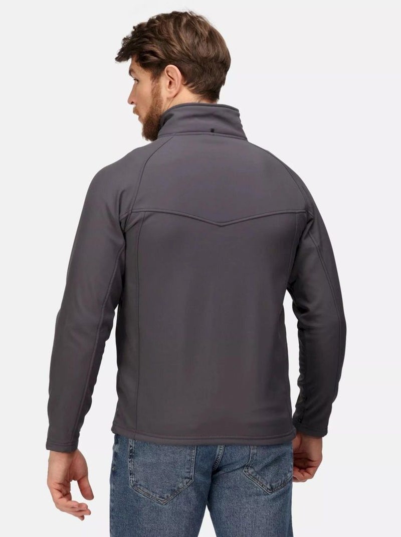 Régate Veste polaire professionnelle Uproar Softshell résistante au vent pour hommes Gris - Kiabi