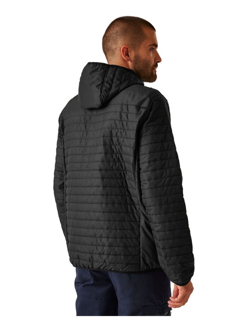Régate Veste rembourrée recyclée pour hommes Noir - Kiabi