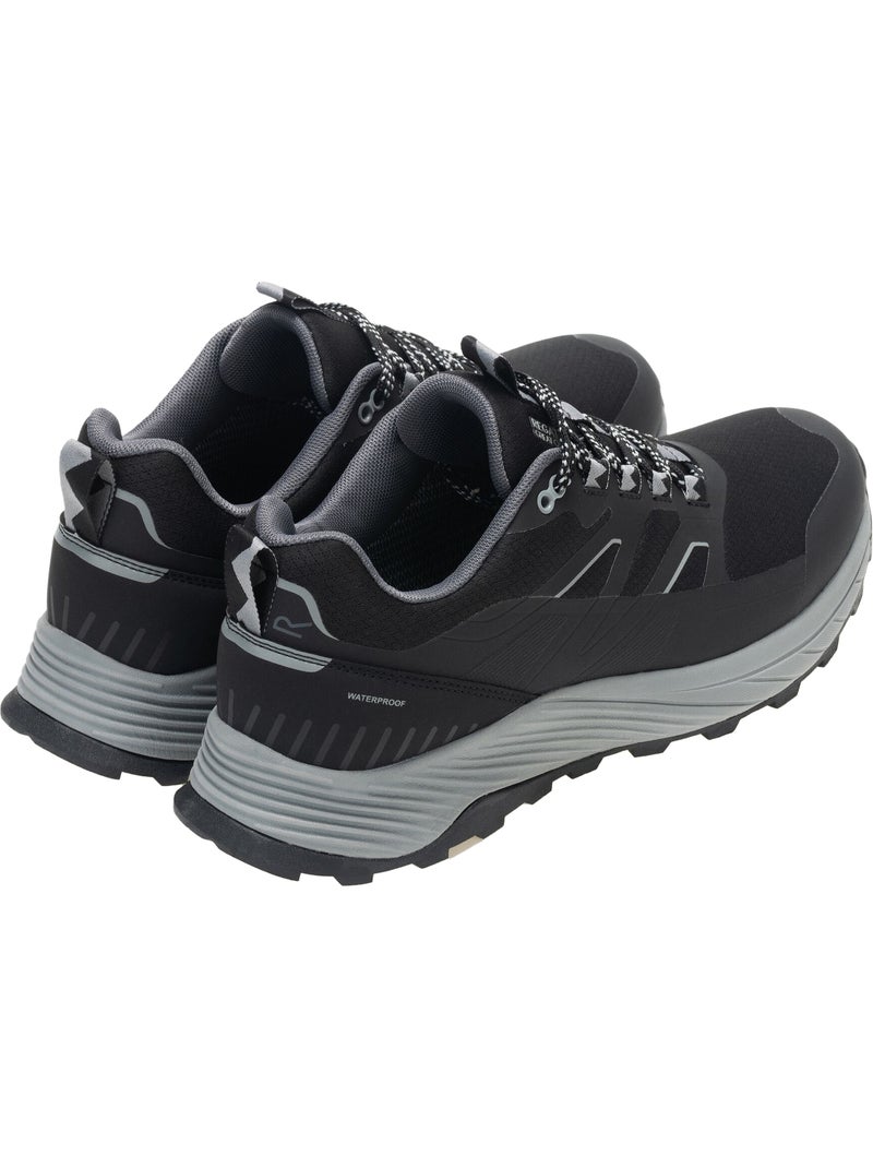Regatta - Baskets à lacets RAVIKA Noir Gris Noir - Kiabi