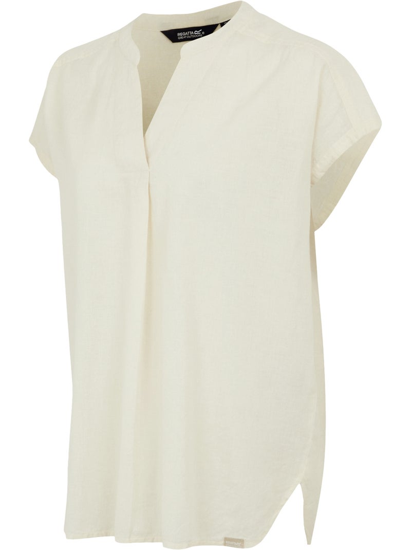 Regatta - Blouse manches courtes col V RIANNE Beige clair - Kiabi