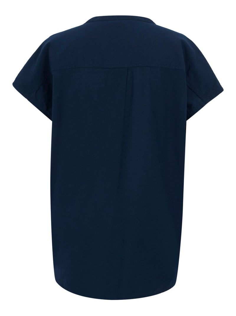 Regatta - Blouse manches courtes col V RIANNE Bleu marine - Kiabi