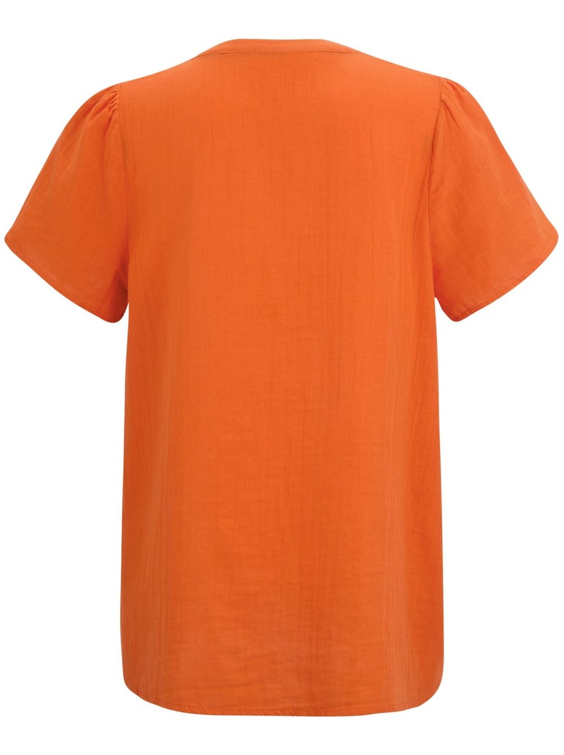 Regatta - Blouse manches courtes col V SELEN Orange - Kiabi