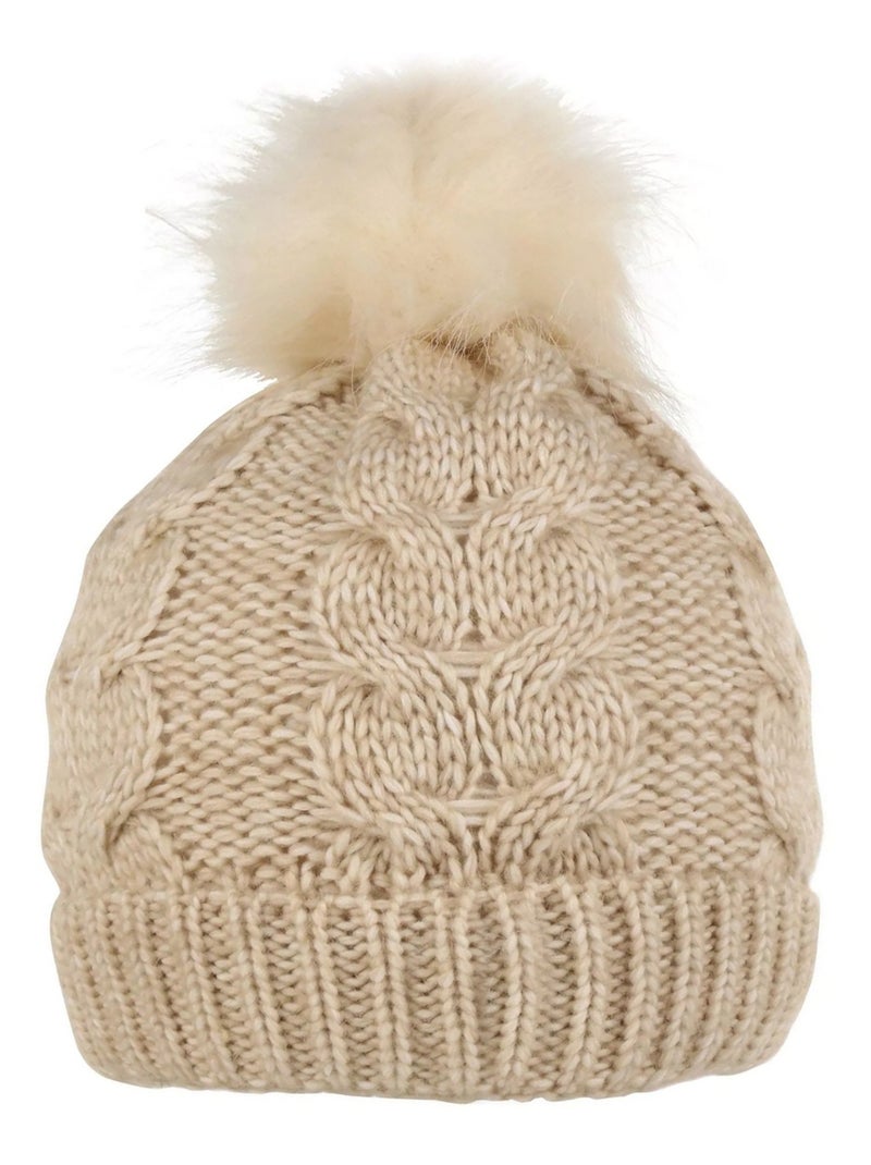 Regatta - Bonnet motif/style pompon LOVELLA Beige clair - Kiabi