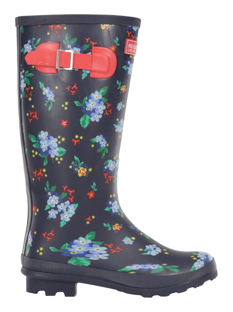 Regatta - Bottes de pluie FAIRWEATHER Bleu Rouge - Kiabi