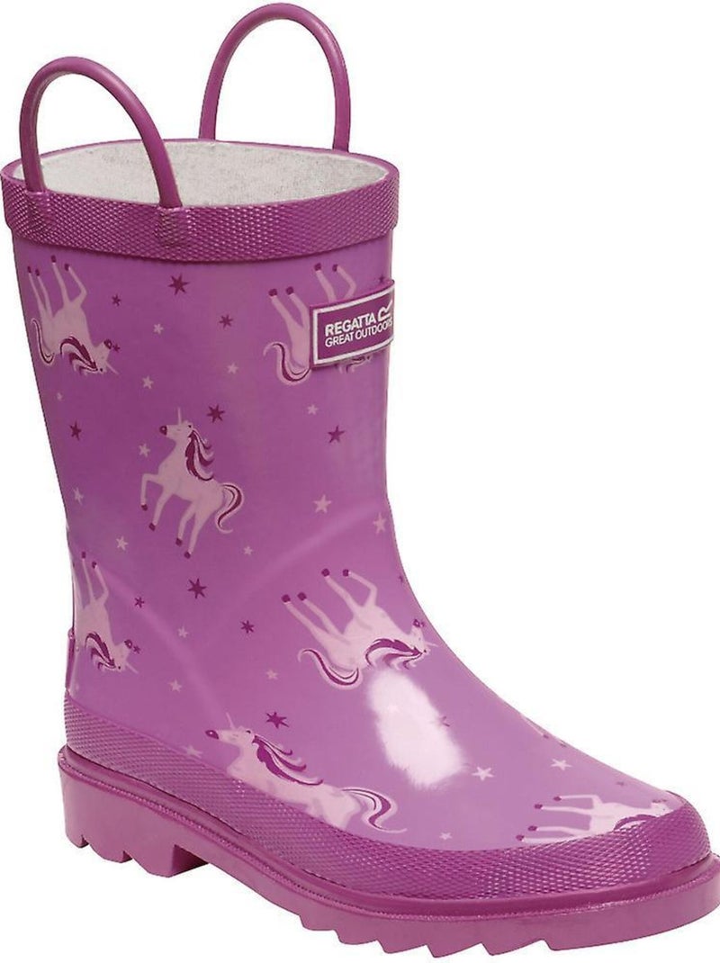 Regatta - Bottes de pluie MINNOW Violet - Kiabi