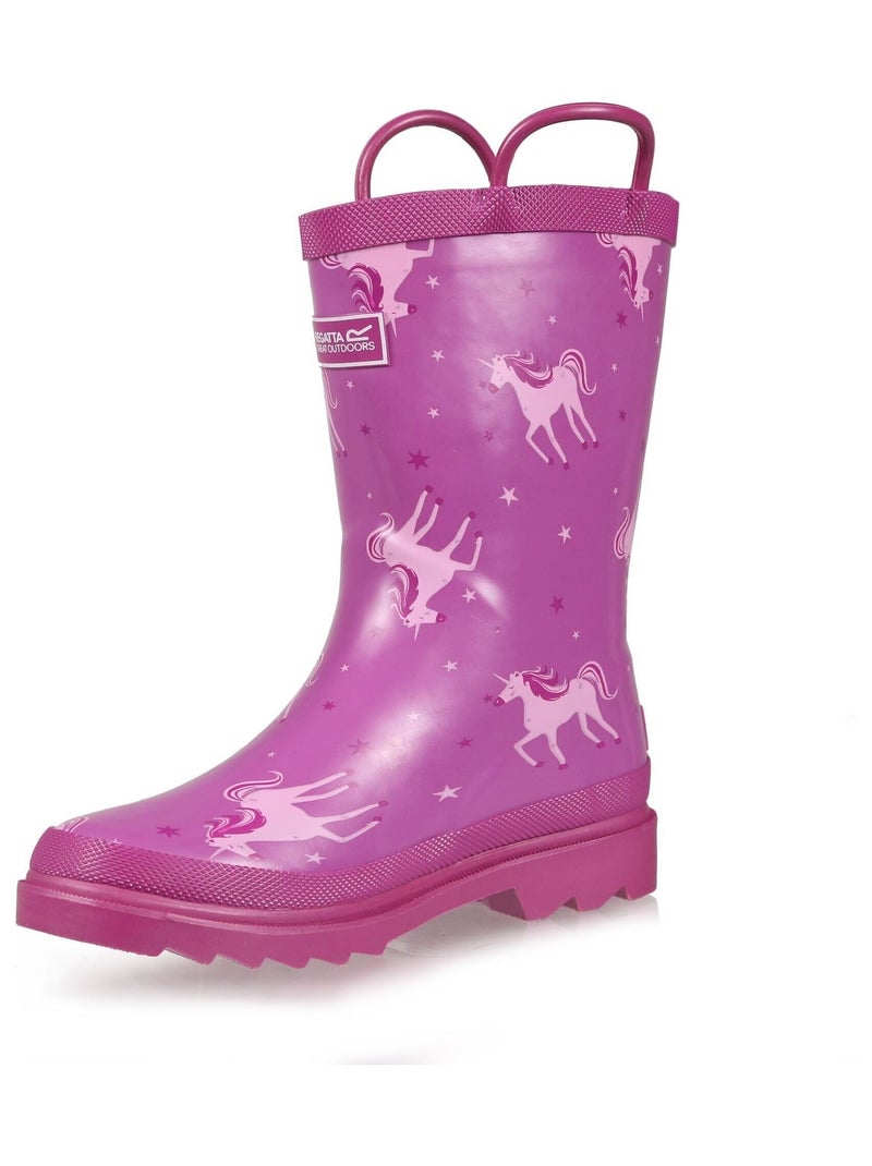 Regatta - Bottes de pluie MINNOW Violet prune - Kiabi