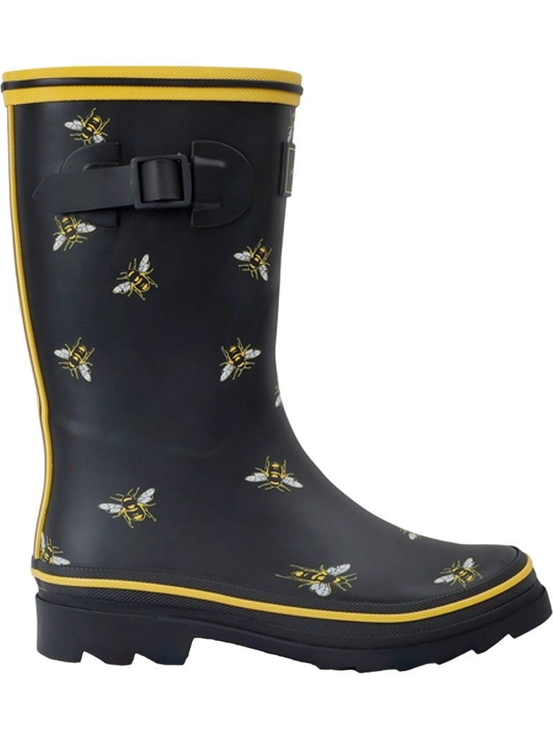 Regatta - Bottes de pluie motif/style abeille AMELIA Noir - Kiabi