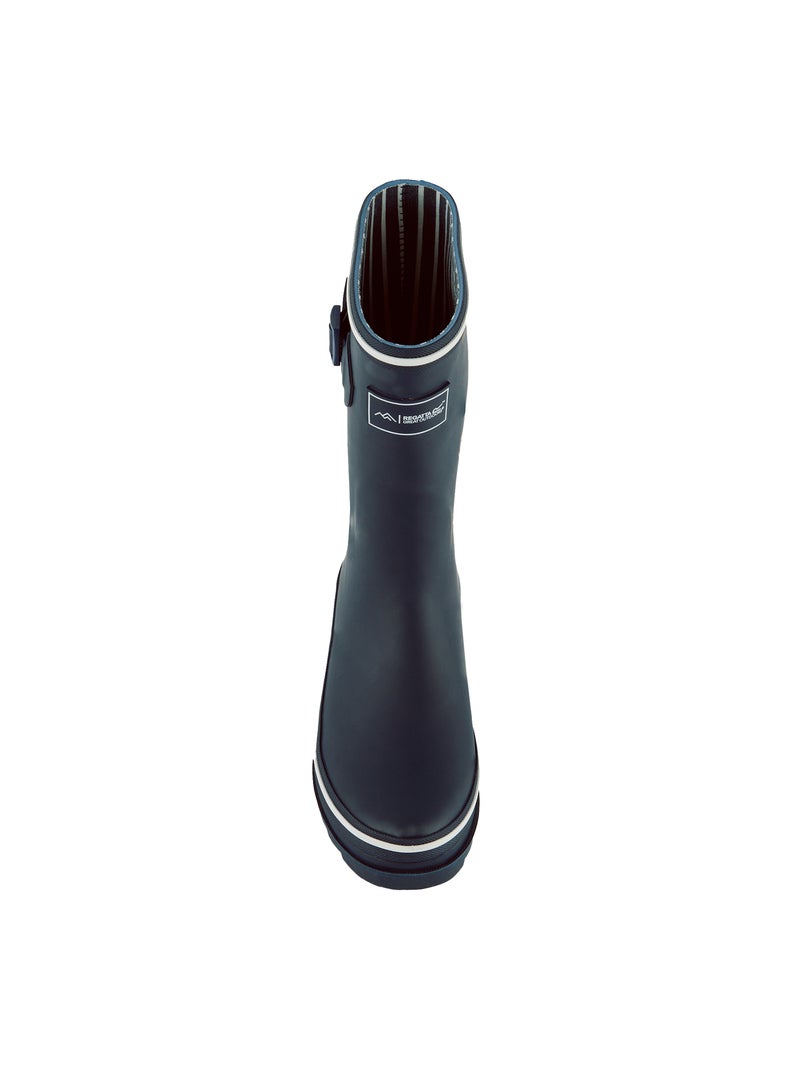 Regatta - Bottes de pluie motif/style logo AMELIA Bleu marine - Kiabi