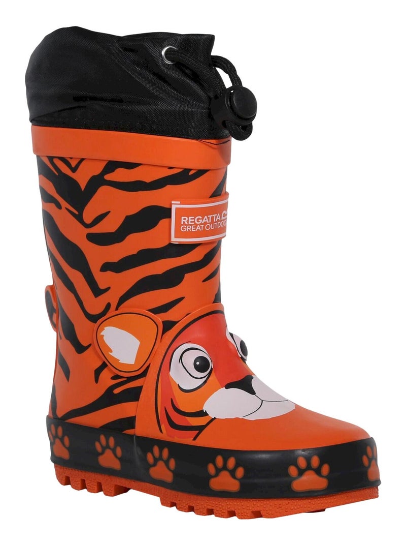 Regatta - Bottes de pluie MUDPLAY Orange clair - Kiabi
