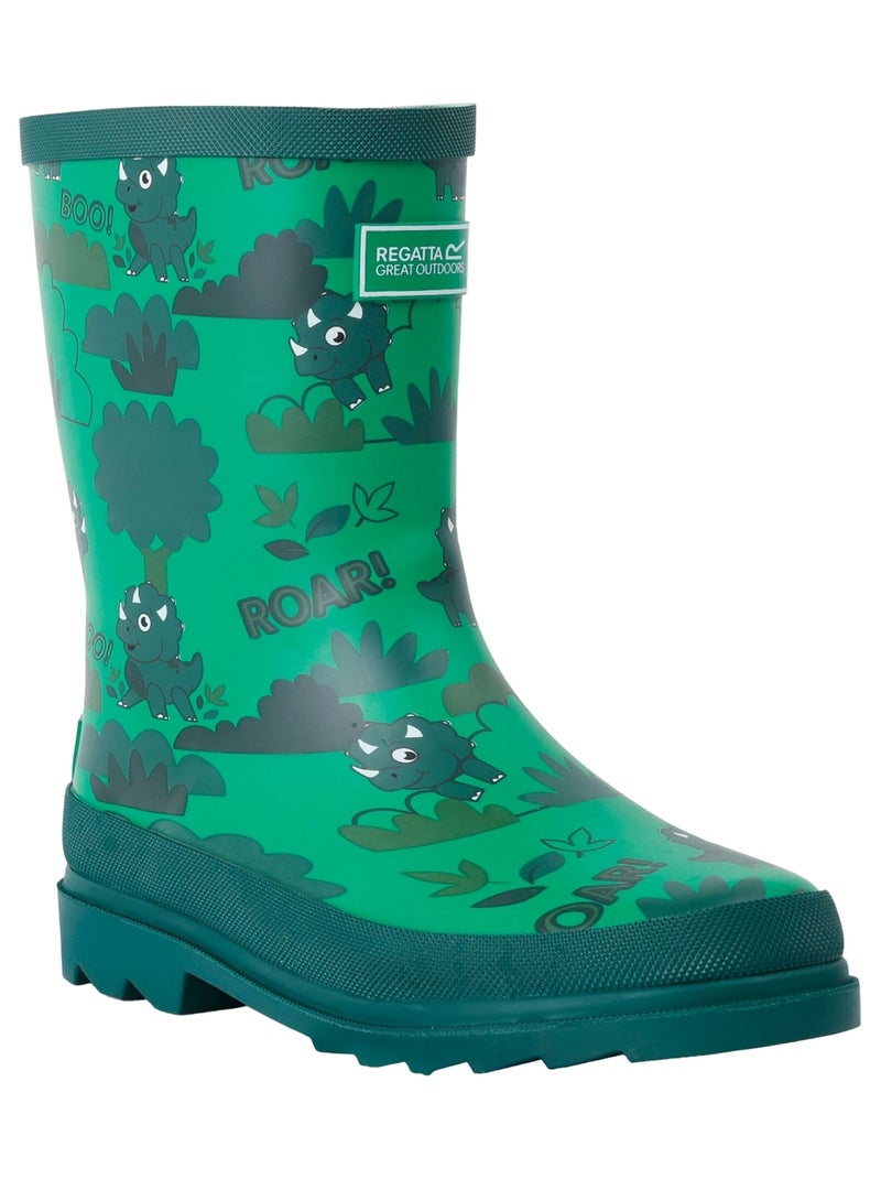 Regatta - Bottes de pluie MUDPLAY Vert - Kiabi