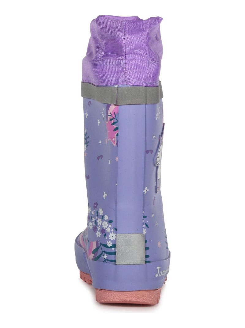 Regatta - Bottes de pluie SPLASH Violet figue - Kiabi