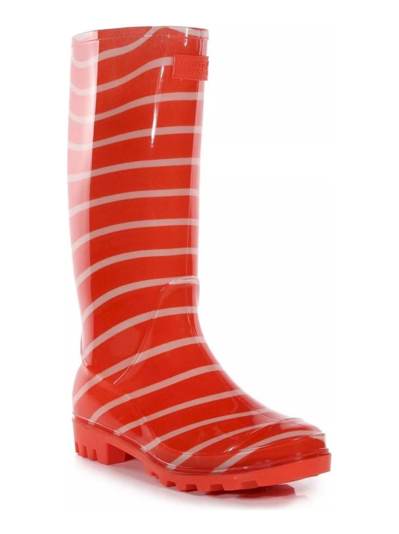 Regatta - Bottes de pluie WENLOCK Rouge clair - Kiabi